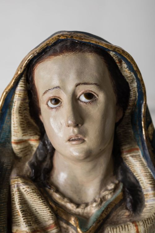 SEGUIDOR DE FRANCISCO SALZILLO, "Dolorosa", Busto de de mad
