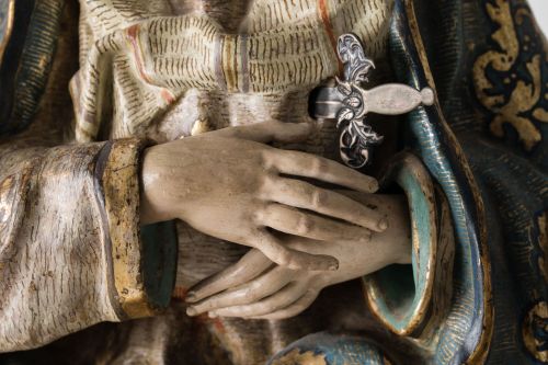 SEGUIDOR DE FRANCISCO SALZILLO, "Dolorosa", Busto de de mad