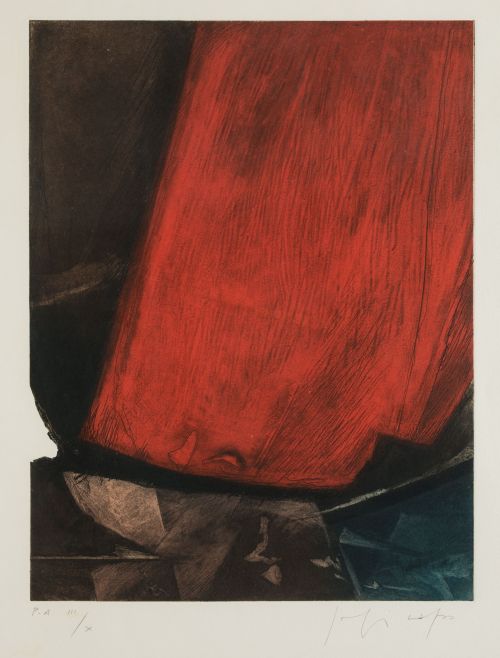 JOAQUIN CAPA, "Sin título", Aguafuerte sobre papel