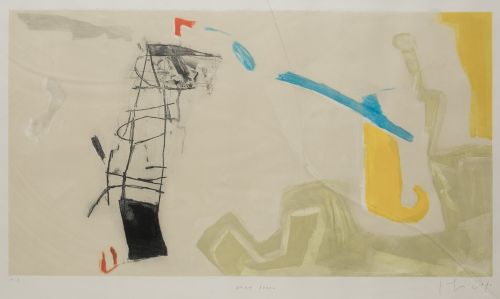 JOAQUIN CAPA, "Gray Space", Grabado