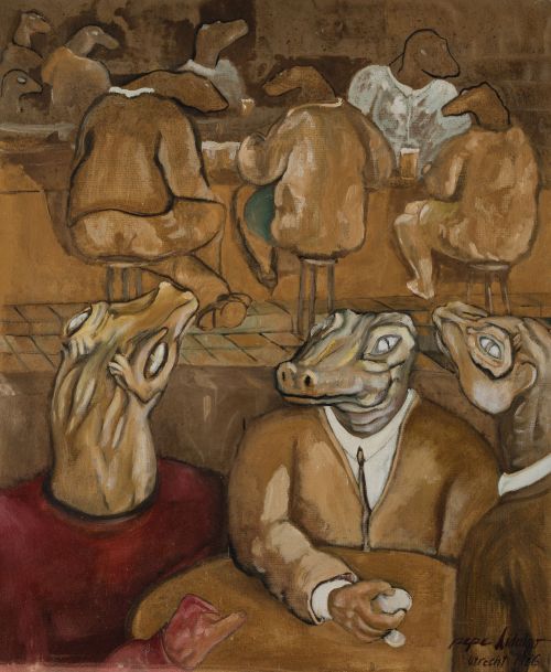 PEPE HIDALGO, "Sin título", 1986, Óleo sobre lienzo