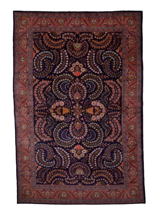 Alfombra persa de lana anudada a mano Sarogh