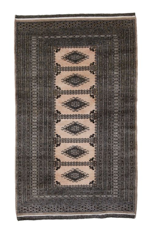 Alfombra Latif de lana anudada a mano, Pakistan, S. XX