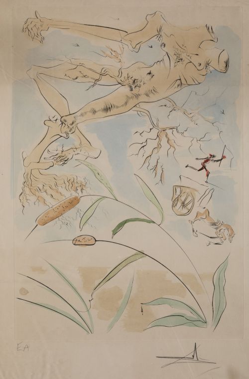 SALVADOR DALÍ Y DOMENECH (DESPUÉS), “The Oak and the Reed”,