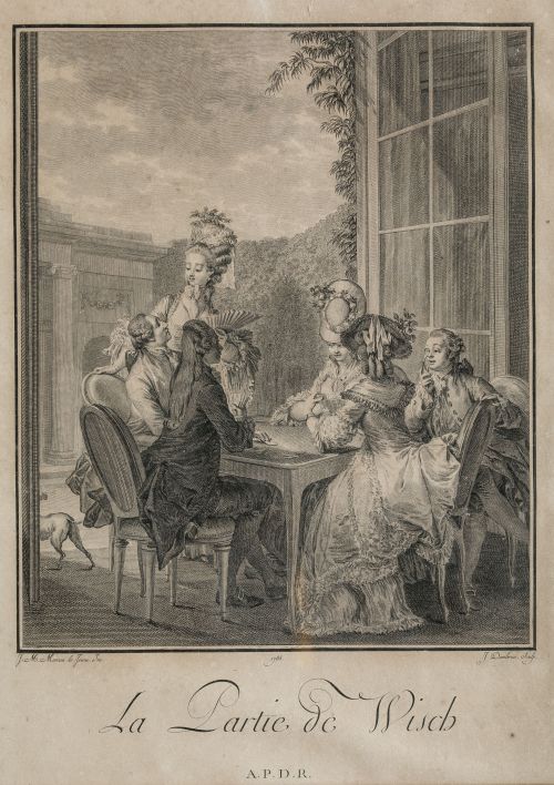 JEAN DAMBRUN, “La partida de Wish”, 1783, Aguafuerte sobre