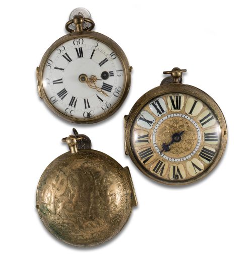 TRES RELOJES OIGNON DEL S. XVIII