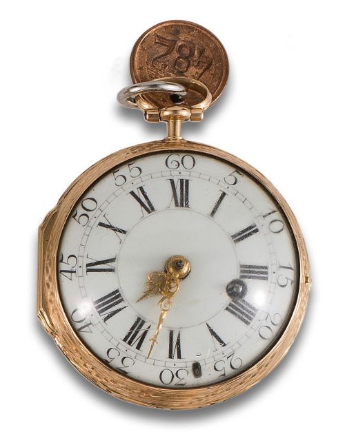 RELOJ DE BOLSILLO LEPINE EN ORO 