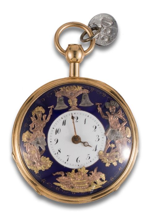 RELOJ LEPINE DE ORO SONERÍA Y AUTÓMATAS.