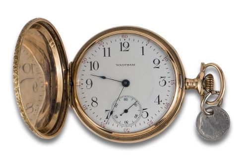 RELOJ SABONETA WALTHAM DE ORO