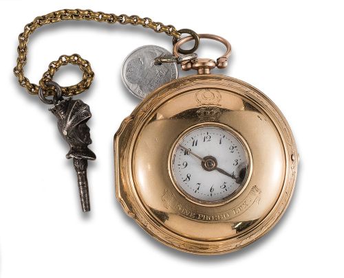 RELOJ CAZADOR EN ORO