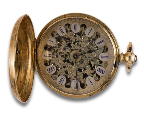 RELOJ DE BOLSILLO SABONETA DE ORO AMARILLO