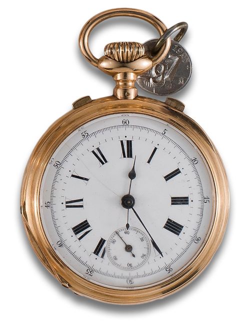 RELOJ LEPINE CON CRONOGRAFO DE ORO