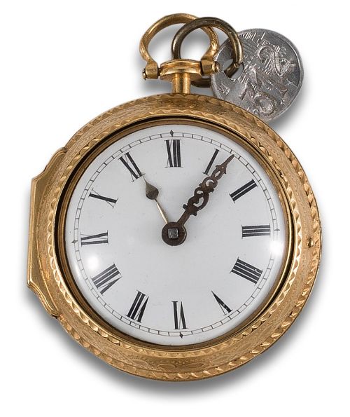 RELOJ LEPIN HUKINS DOBLE CAJA DE ORO 