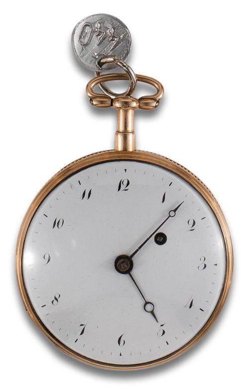 RELOJ DE BOLSILLO LEPINE CON SONERIA EN ORO AMARILLO