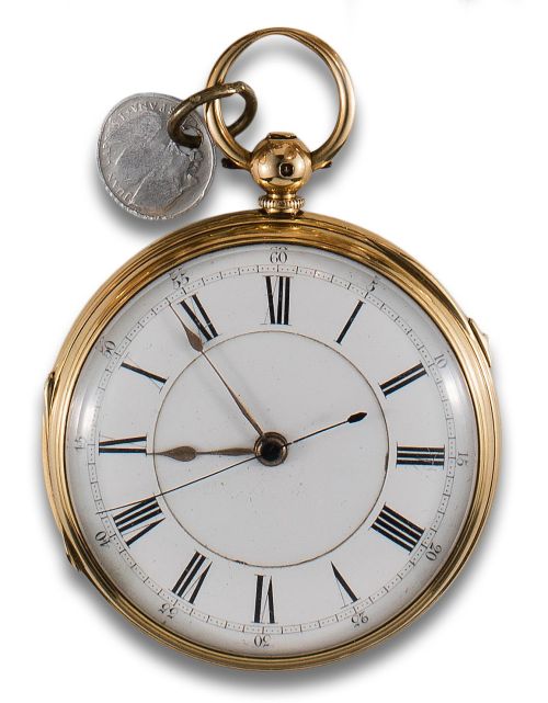 RELOJ DE BOLSILLO LEPINE EN ORO AMARILLO