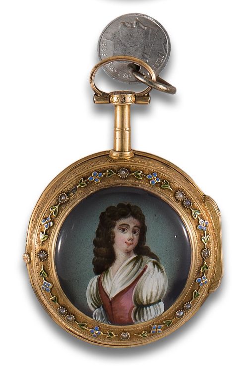 RELOJ DE BOLSILLO LEPINE EN ORO AMARILLO