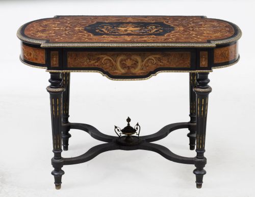 Mesa de centro Napoleón III, Francia, ffs. S. XIX