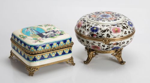 Dos cajas de loza, S. XIX