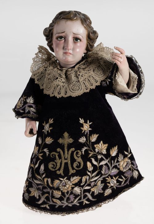 ESCUELA GRANADINA, "Niño Jesús de la Pasión", Escultura de