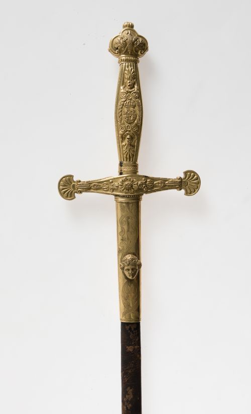 Espadín de gala para uniforme oficial de juridico del ejérc