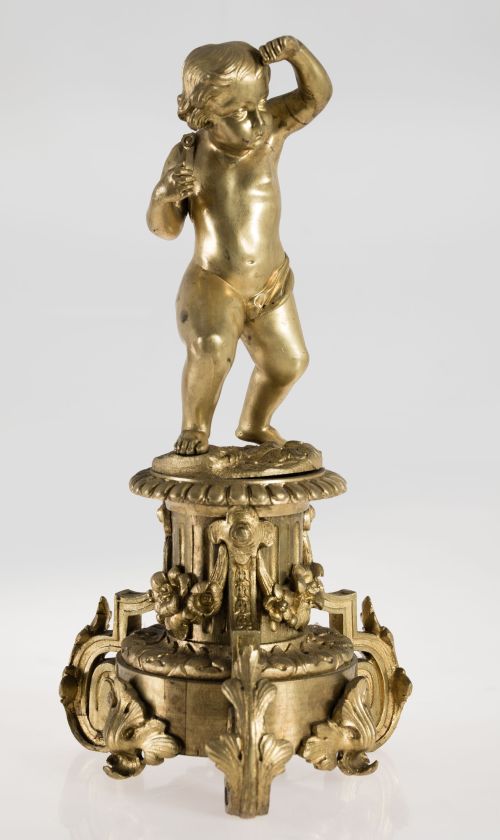 "Putto", centro de mesa, Francia, S.XIX