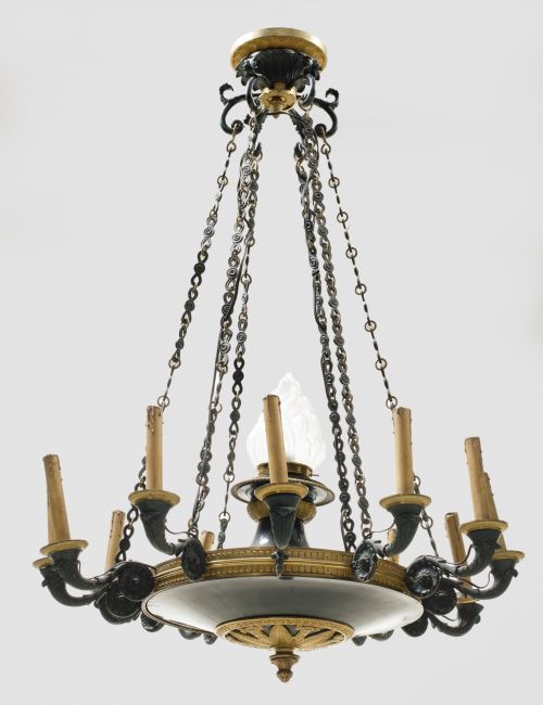 Lámpara de techo imperio, Francia, S. XIX