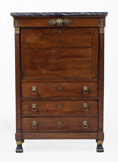 Buró "à abattant" fernandino, España, pps. S. XIX