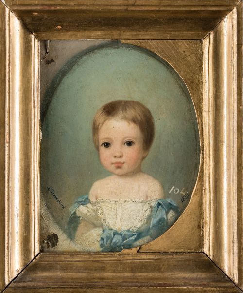 LOUIS DEVEDEUX, "Retrato de una hija de los duques de Medin