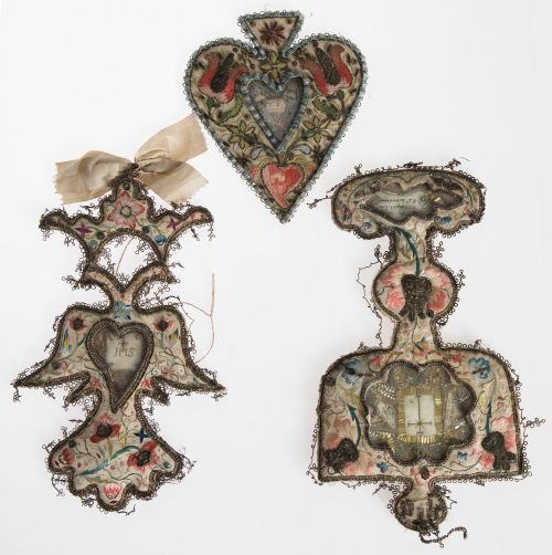 Three reliquaries, Mexico, 18th century