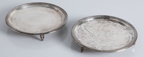 Pair of 916 sterling silver salvillas