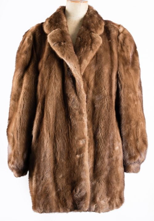 Chaquetón de lomos de visón