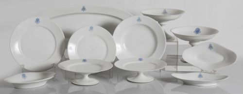 Vajilla de porcelana de Limoges, Vignaud Giraud & Cie, Fran