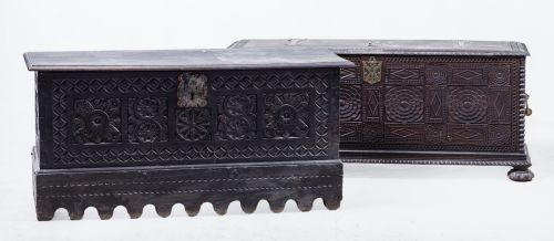 Dos arcones, norte de España, S. XIX