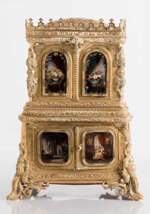 Joyero de bronce Francia S.XIX