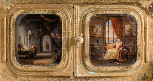 Joyero de bronce Francia S.XIX