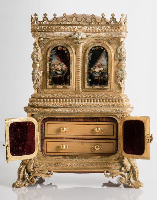 Joyero de bronce Francia S.XIX