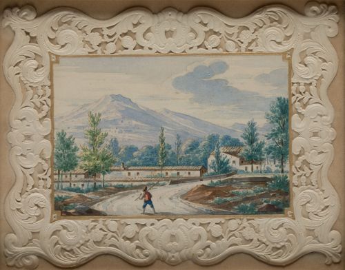 INOCENCIO BORGHINI PECTORELLI, "Vista del término del Camin