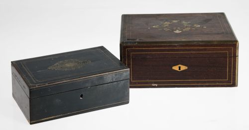 Dos cajas Napoleón III, Francia, S.XIX