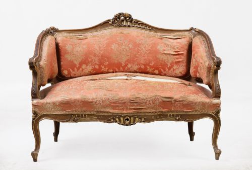 Canapé de estilo rococó, pps. S. XX