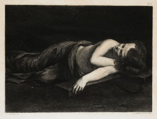 BARTOLOME MAURA MONTANER, "El Niño Jesús dormido sobre la C