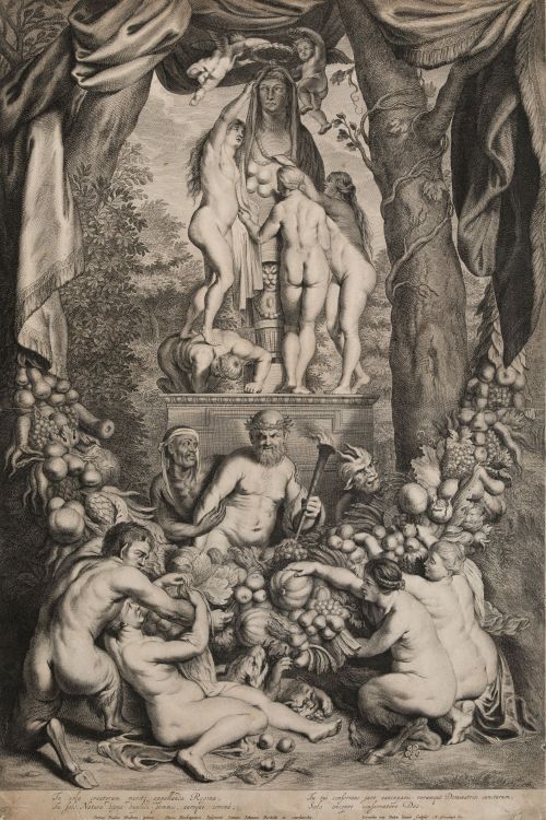 CORNELIS VAN DALEM, "La naturaleza embellecida por las Grac