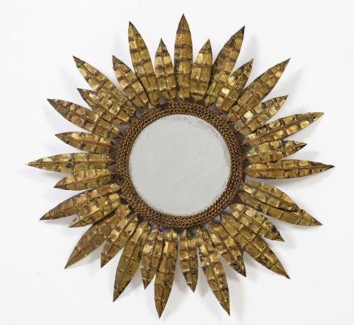 Espejo en forma de sol, España, med. S. XX