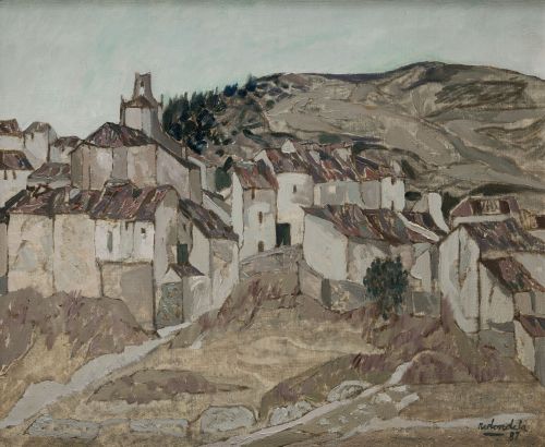 AGUSTÍN REDONDELA, "Viana de Mondejar, Guadalajara", 1987,