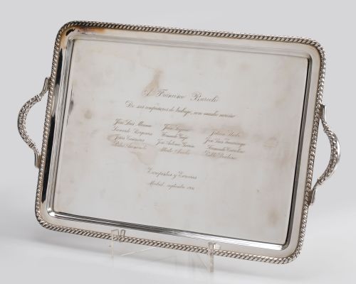 Bandeja de plata española ley 926, S. XX