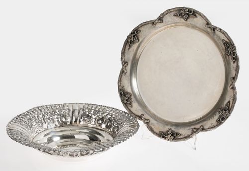 Frutero en plata española ley 916, S.XX