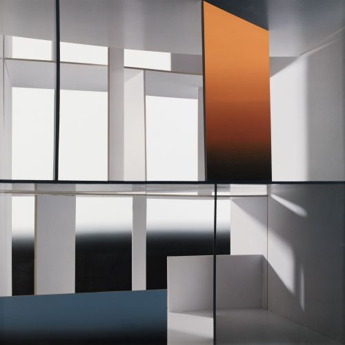 MANUEL SARO, "Radiaciones FMQ23", 2005, Acrílico sobre foto