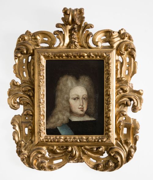 ESCUELA ESPAÑOLA, "Retrato del rey Felipe V", Óleo sobre li