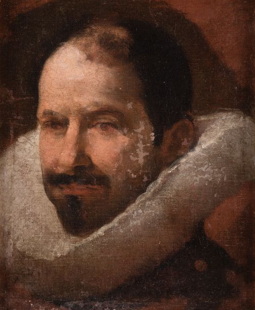 ESCUELA ESPAÑOLA, "Retrato de caballero ¿El Duque de Lerma?