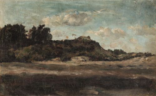 IGNACIO HERNÁNDEZ, "Paisaje", Óleo sobre lienzo