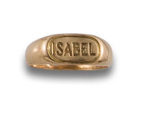 SORTIJA SELLO DE ORO AMARILLO